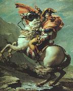 Jacques-Louis  David Napoleon Crossing the Saint Bernard oil painting